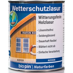 Biopin Wetterschutzlasur Kiefer 750 ml