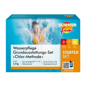 Summer Fun Wasserpflege Grundausstattungs-Set Chlor Maxipack 5,4 kg
