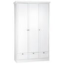 Bild 1 von MID.YOU Kleiderschrank 3-türig weiß  Landwood 18  Metall