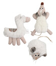 Bild 1 von Dehner Premium Lovely Katzenspielzeug Set Kuschel-Schaf, Pferd & Mäuschen