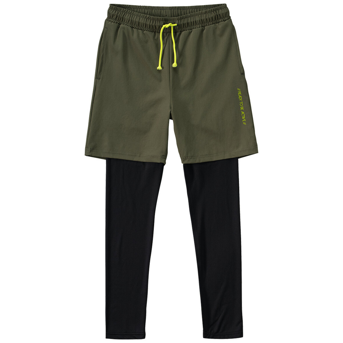 Bild 1 von Jungen Sport-Hose im Layer-Look OLIV