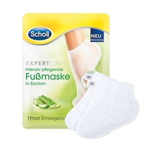 Scholl ExpertCare Intensiv pflegende Fußmaske in Socken mit Aloe Vera