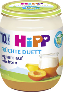 HiPP Bio Früchte Duett Joghurt auf Früchten