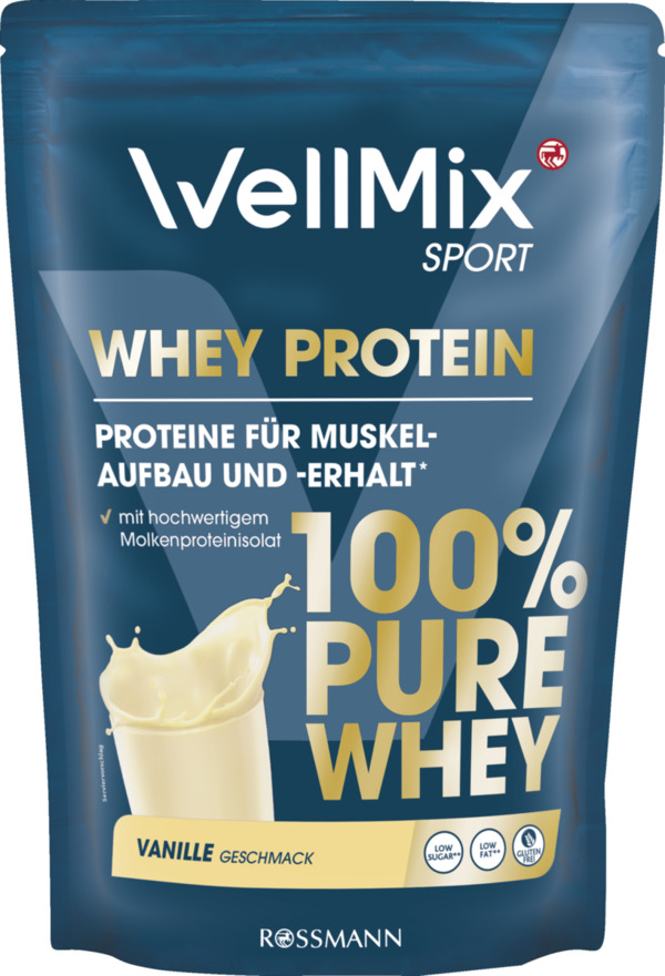 Bild 1 von WellMix Whey Protein Vanille Geschmack