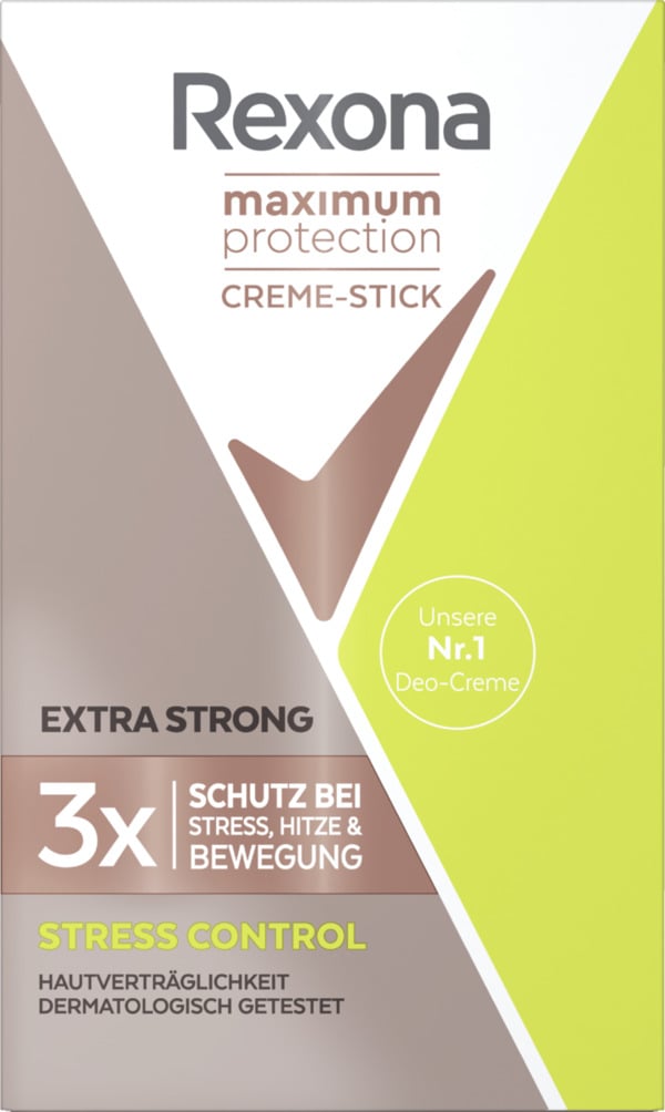 Bild 1 von Rexona 
            Maximum Protection Anti-Transpirant Creme Stress Control