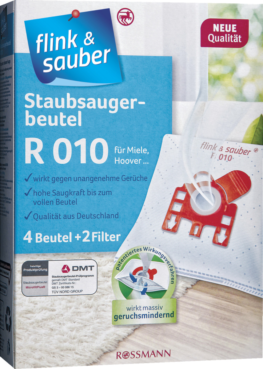 Bild 1 von flink & sauber 
            Staubsaugerbeutel R 010