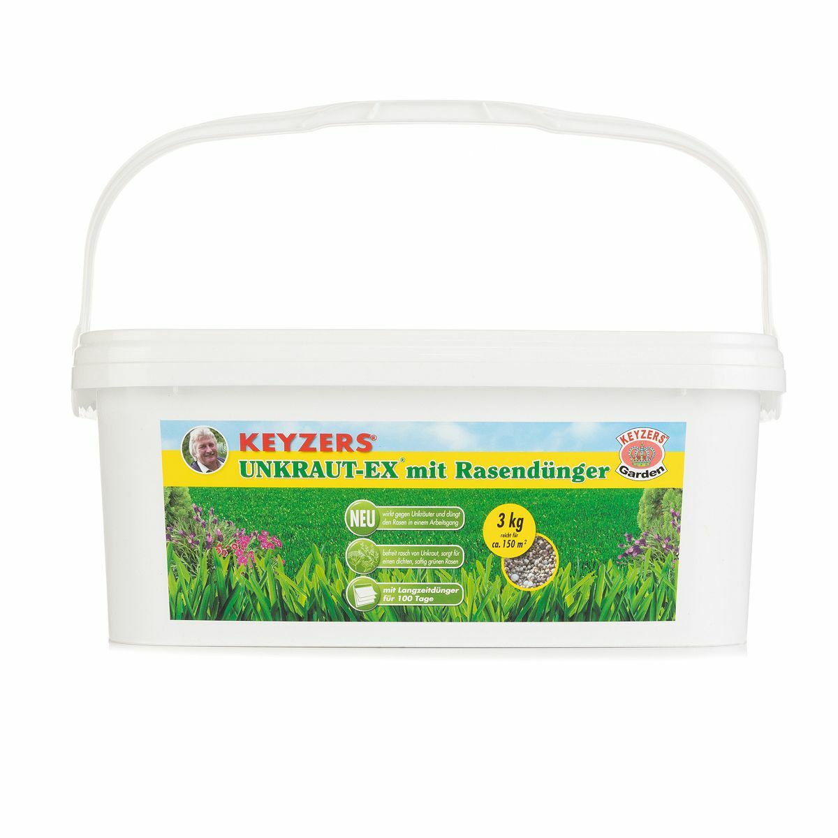Bild 1 von KEYZERS® Unkraut-Ex® Rasendünger gegen Unkrautbildung 3kg