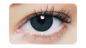 Farbige Kontaktlinsen 1-DAY Black Out Farblinsen Sphärisch 2 Stück unisex