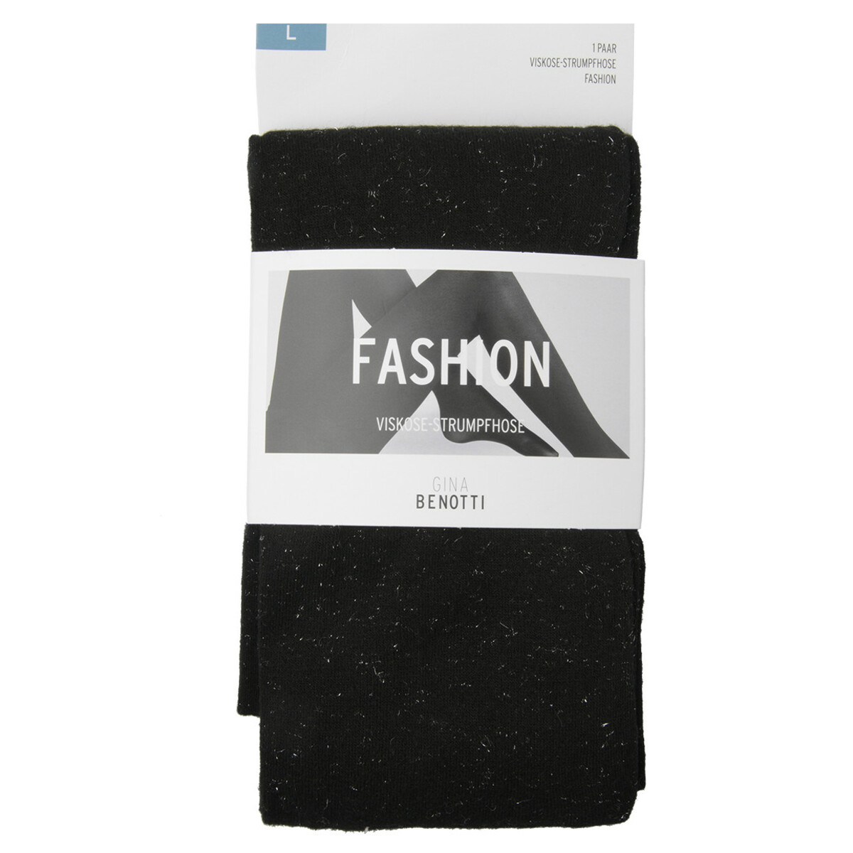 Bild 1 von Damen Strumpfhose mit Effektgarn SCHWARZ