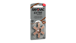 Rayovac Premium Batterien für Hörgeräte, Typ 312 6 Stück unisex