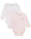 Bild 1 von Newborn Wickelbodys Herzen, 2er-Pack, Ergee, rosa