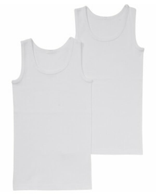 Bild 1 von Weiße Unterhemden, 2er-Pack, Kiki & Koko, weiß