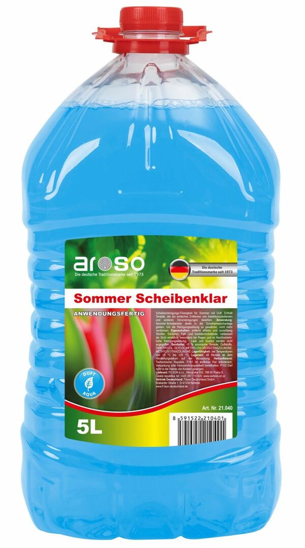 Bild 1 von aroso Scheibenreiniger Sommer Aqua
, 
5 l, gebrauchsfertig