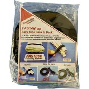 FASTECH® 702-330-Bag Klettband für Pflanzen und Garten Haft- und Flauschteil (L x B) 10000 mm x 16 mm Schwarz 10 m