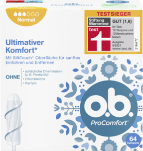 o.b. ProComfort Tampons Normal