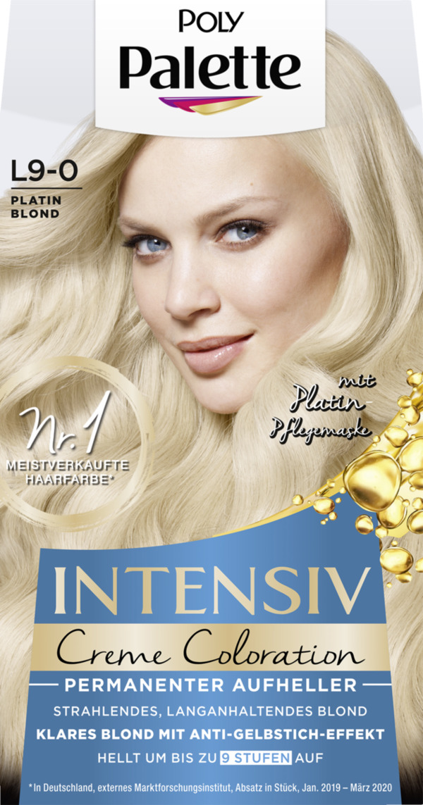 Bild 1 von Poly Palette Intensiv Creme Coloration L9-0 Platin Blond