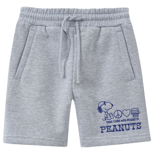 Bild 1 von Peanuts Joggingshorts mit Stickerei HELLGRAU