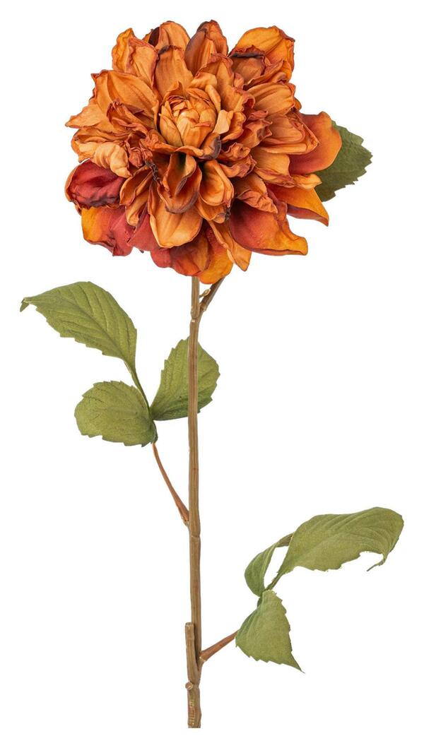 Bild 1 von Kunstpflanze Dahlie in Orange