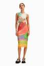 Bild 4 von Midi-Kleid tropisch mehrfarbig