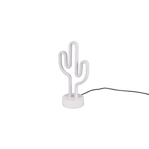 XXXLutz Led-tischleuchte  R55220101 Cactus  Weiß
