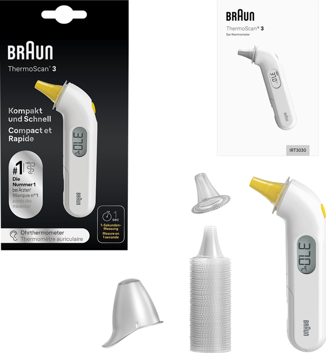 Bild 2 von Braun Ohrthermometer IRT3030