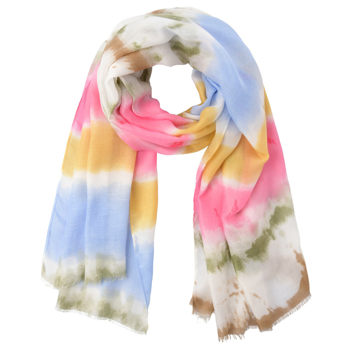 Bild 1 von Damen Tuch in Batik-Optik BUNT