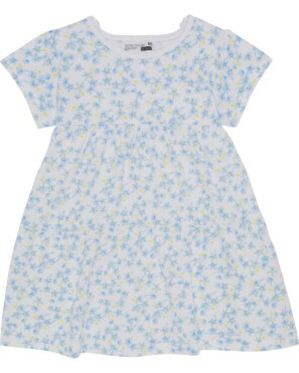 Bild 1 von Blumen Kleid, Ergee, Schulterknöpfe, hellblau