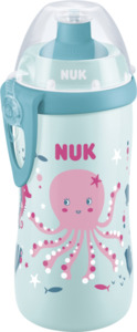 NUK Junior Cup mit Push-Pull Tülle und Chamäleon Effekt 300 ml, Rosa/Hellrosa