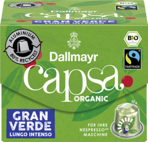 Dallmayr Bio capsa Gran Verde Lungo Intenso Kaffeekapseln