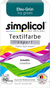 simplicol Textilfarbe expert Nr. 1713 Efeu-Grün 2.33 EUR/100 g