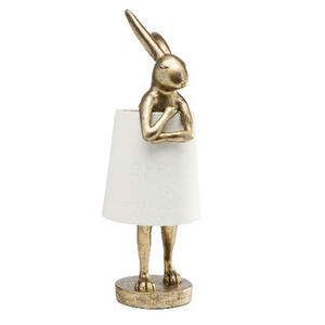 Kare-Design Tischleuchte  Animal Rabbit Gold  Gold