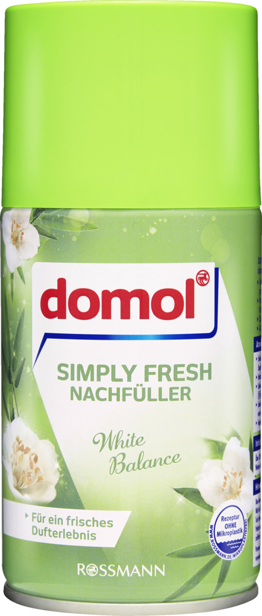Bild 1 von domol Raumspray Simply Fresh White Balance 0.90 EUR/ 100 ml