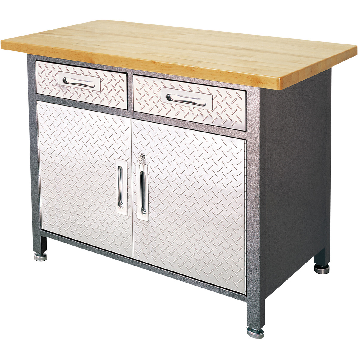 Bild 1 von Werkbank mit Unterschrank 'System-Profi'  122 x 95 x 61 cm