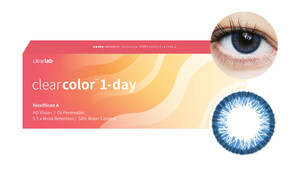Clearcolor™ 1-Day - Light Blue Farblinsen Sphärisch 10 Stück unisex