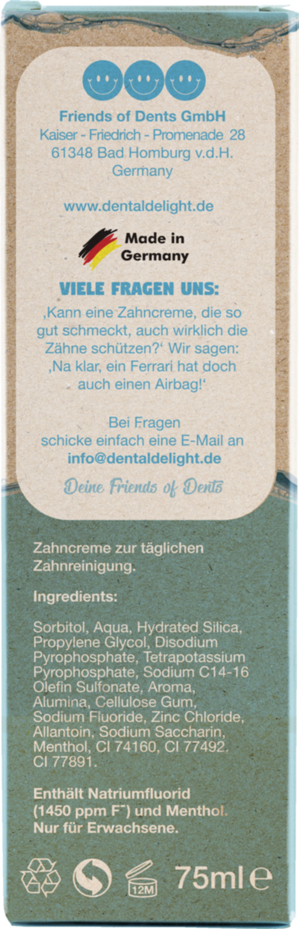 Bild 2 von Dental Delight Zahnpasta Polar Punch