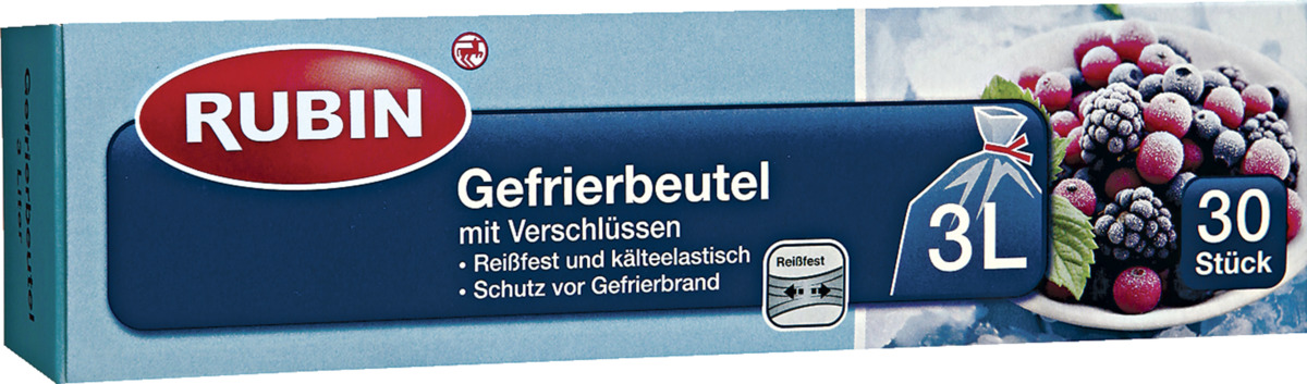 Bild 1 von Rubin             Gefrierbeutel 3 l