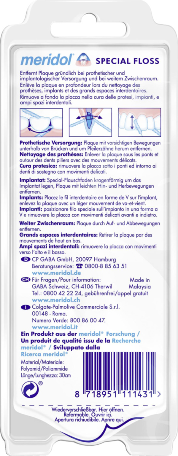 Bild 2 von meridol Spezial-Flauschfäden