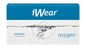 iWear® oxygen presbyopia D-Typ Monatslinsen Multifokal Sphärisch 6 Stück unisex