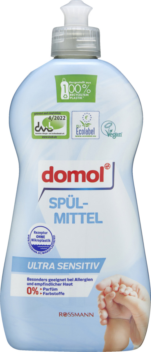 Bild 1 von domol             Spülmittel Ultra Sensitiv