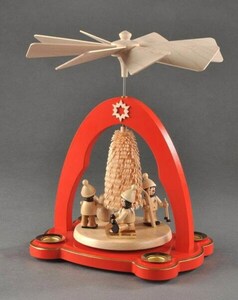 Albin Preissler Weihnachtspyramide »Tischpyramide - Winterkinder«