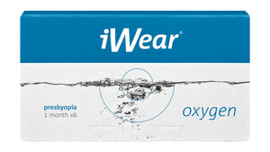 iWear® oxygen presbyopia N-Typ Monatslinsen Multifokal Sphärisch 6 Stück unisex