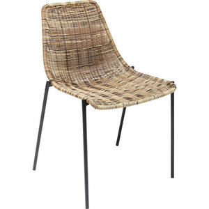 Kare-Design Stuhl braun schwarz  Tansania