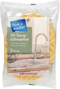 flink & sauber 
            Saugschwamm