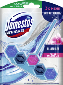 Domestos WC Stein Power5+ Aktiv Blauspüler Pinke Magnolie