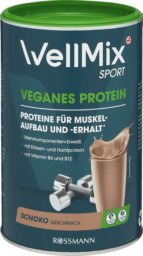 Bild 1 von WellMix Sport Veganes Protein Schoko