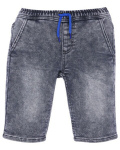 Ausgewaschene Jeans-Shorts, Kiki & Koko, elastischer Bund, jeans grau