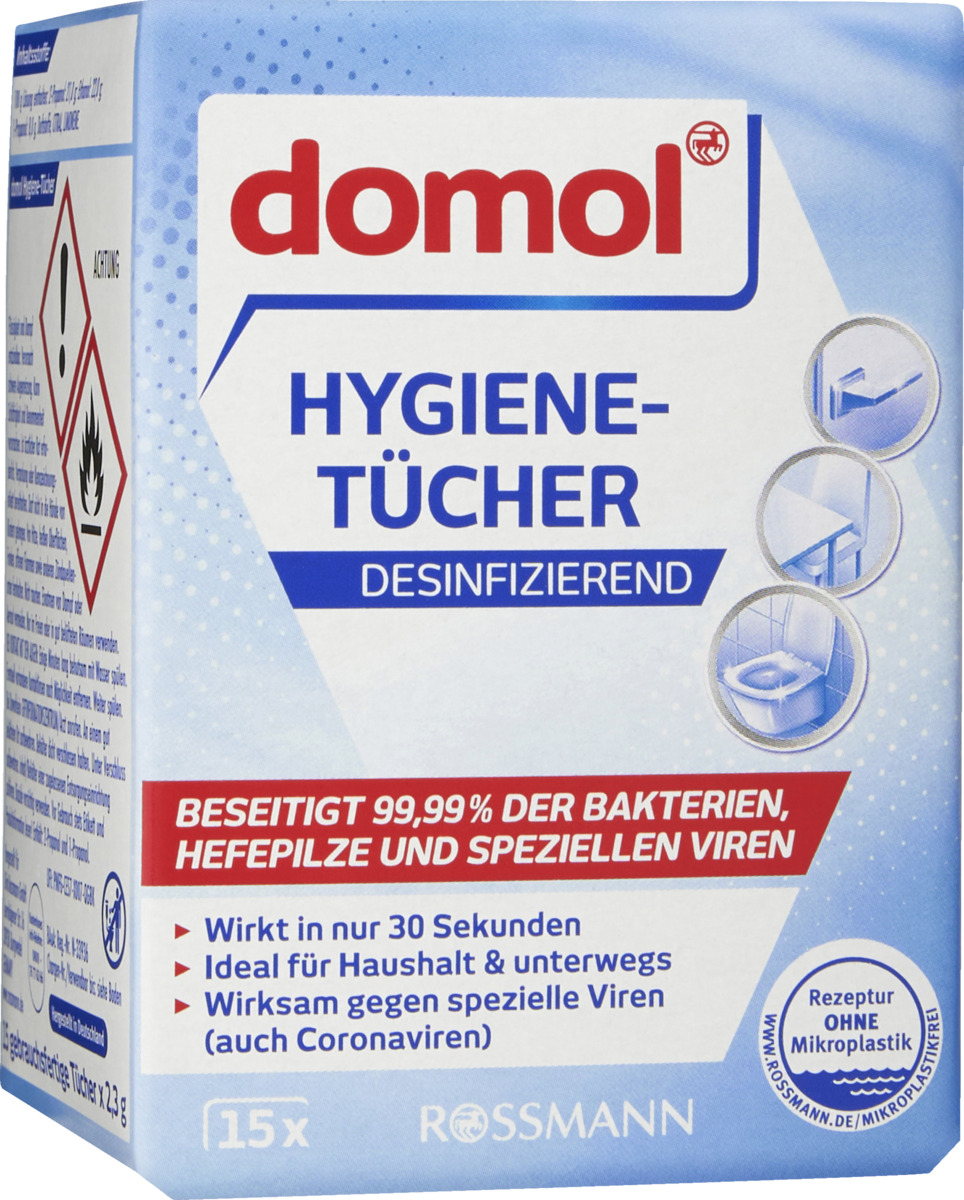 Bild 1 von domol Hygiene-Tücher