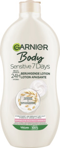 Garnier Body Sensitive 7 Tage Beruhigende Milk mit Hafermilch
