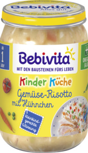 Bebivita Kinder-Küche Gemüse-Risotto mit Hühnchen