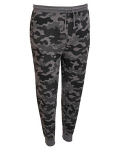 Jogginghose Camouflage, X-Mail, elastischer Bund, grau bedruckt